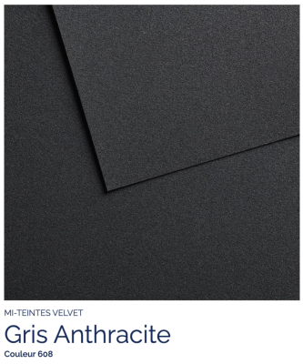 Mi-teintes Velvet - Gris anthracite (608)