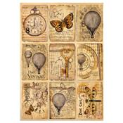 Papier de riz : cartes vintages