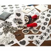 Lino cutter & stamp carving kit - Kit de linogravure