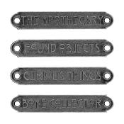 4 plaques de mots Tim Holtz - Halloween