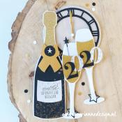 Craft stencil - Champagne