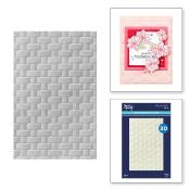 3D embossing folder - Tissé - Simon Hurley