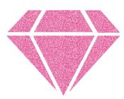 Izink Diamond 24 carats<br>Pink