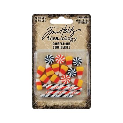 bonbons oranges et noirs Tim Holtz