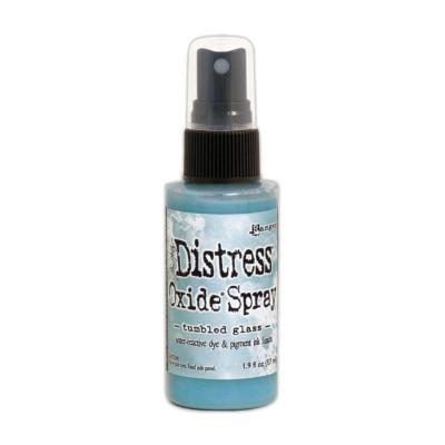 Distress oxide spray Tumbled glass