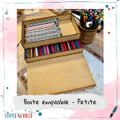 Couvercle Moyen pour boite empilable