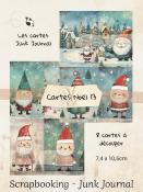 Cartes Junk Journal - Noël 13