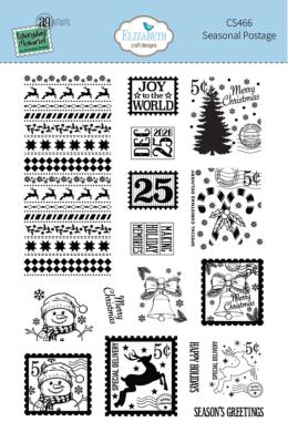 Comfy cozy Seasonal Postage - clear stamp