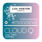 Teal twist shimmer - Cloud 9 - encre interference