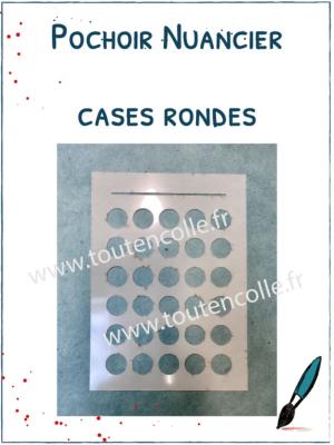 Pochoir Exclusif Nuancier<br> ronds