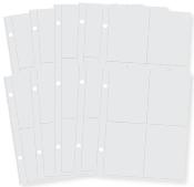 10 Pages pour classeur sn@p 15x20cm <br>4 compartiments
