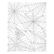 BetterPress plate - Spider web backgrounds