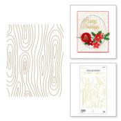 Hot foil Plates - Woodgrain background