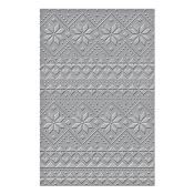 Embossing folder - Ski lodge