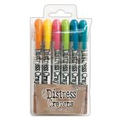 6 Crayons Distress