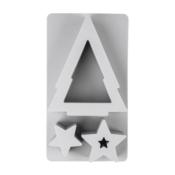 Moules silicone - Bougeoir arbre et étoiles