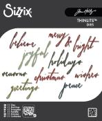 Thinlits - Handwritten holidays