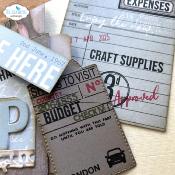 Travel journal - clear stamp
