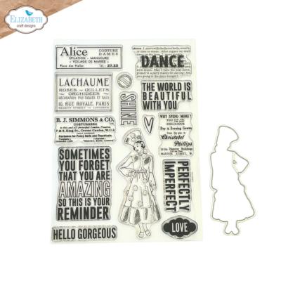 Getting festive - clear stamp + dies