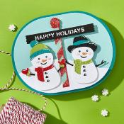 Cutting dies - North pole sentiments