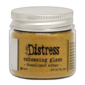 Distress Embossing Glaze Fossilized amber