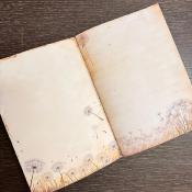 Mixe Media Art Paper - Dandelions Heads - A5