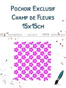 Pochoir Champ de fleurs