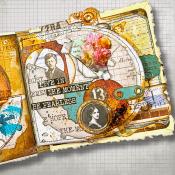Rounded pocket page - Art Journal Specials