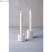 Moule silicone Bougie torsadée