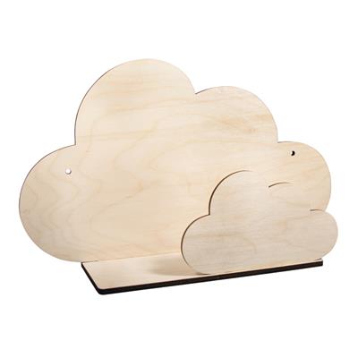 Etagère en bois nuage