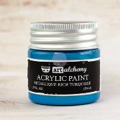 Art Alchemy Metallique Paint <br>Rich Turquoise