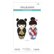 Cutting dies - Kokeshi dolls - Kyoto