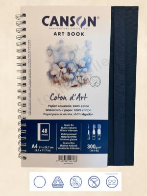 Art Book Coton d'Art - A4 portrait
