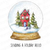 Holiday snow globe complete