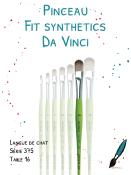 Pinceau FIT Synthétics Langue de chat<br>Série 375 - Taille 16