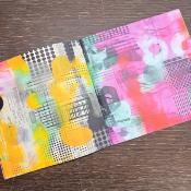 Mixe Media Art Papers - Colourscrapes - 20x20