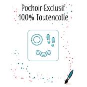 Pochoir cachet de la poste et empreinte