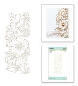 Hot foil Plates - Sweet blooms border