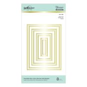 Hot foil Plates - Essentials duo lines glimmer rectangles
