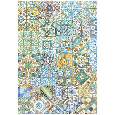 feuille de riz - Blue dream - tiles