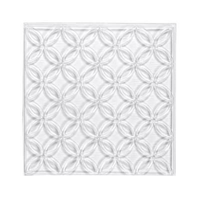 plaque d'impression cercle de fleurs<br>pour carreau 11cm