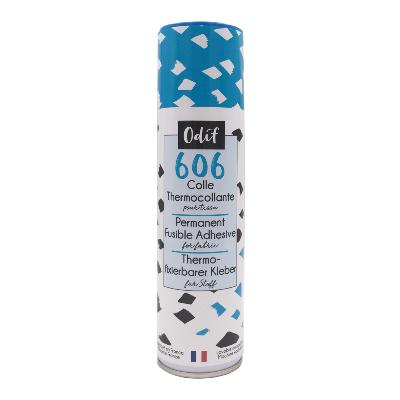 Colle en spray thermocollante<br>pour tissus 606