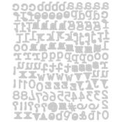 Thinlits - Alphanumeric tiny type upper