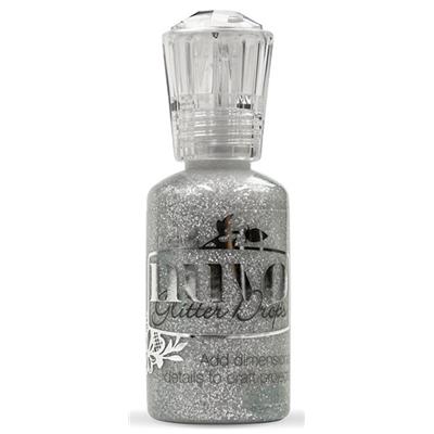 Crystals Drops Glitter : Silver Moondust