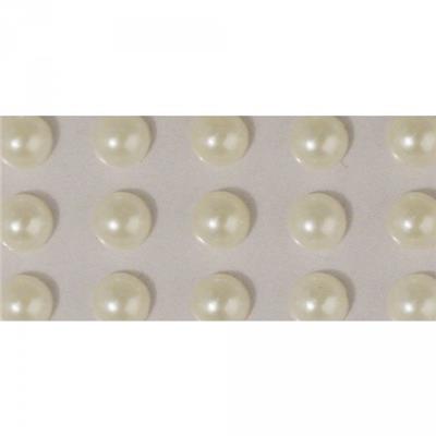 80 demi-perles crèmes 5mm