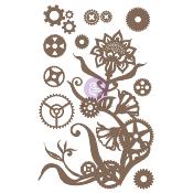 13 Chipboards Steampunk flowers