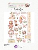 Rub on transfer sheet - Sweet spring