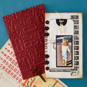 3D embossing folder - Number field