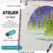 Atelier en ligne "Carterie de Noël"