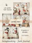Cartes Junk Journal - Noël 1